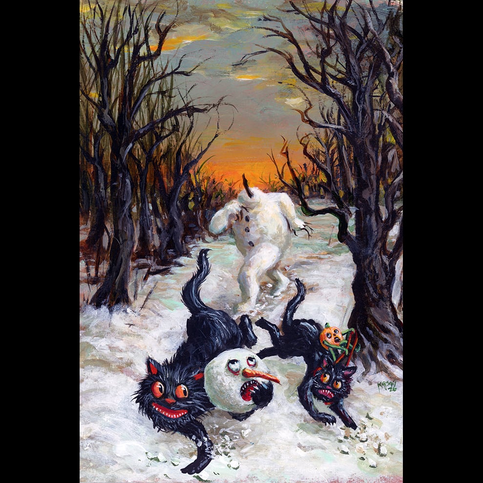 Image of "Give That Back!" Original Acrylic painting