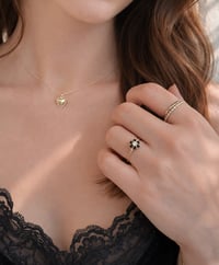 Image 4 of Victorian Petite Heart Necklace