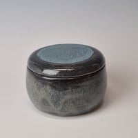 Image 1 of Small Good Stuff and Treasures Jar: Night Sky (Dark Blue) 01202601