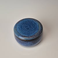 Image 4 of Small Good Stuff and Treasures Jar: Bluebird Skies (Cobolt) 01202602