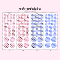 Image 4 of polka dot button 