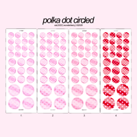 Image 1 of polka dot button 