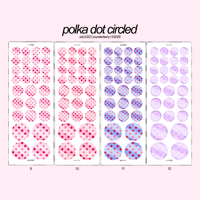 Image 3 of polka dot button 