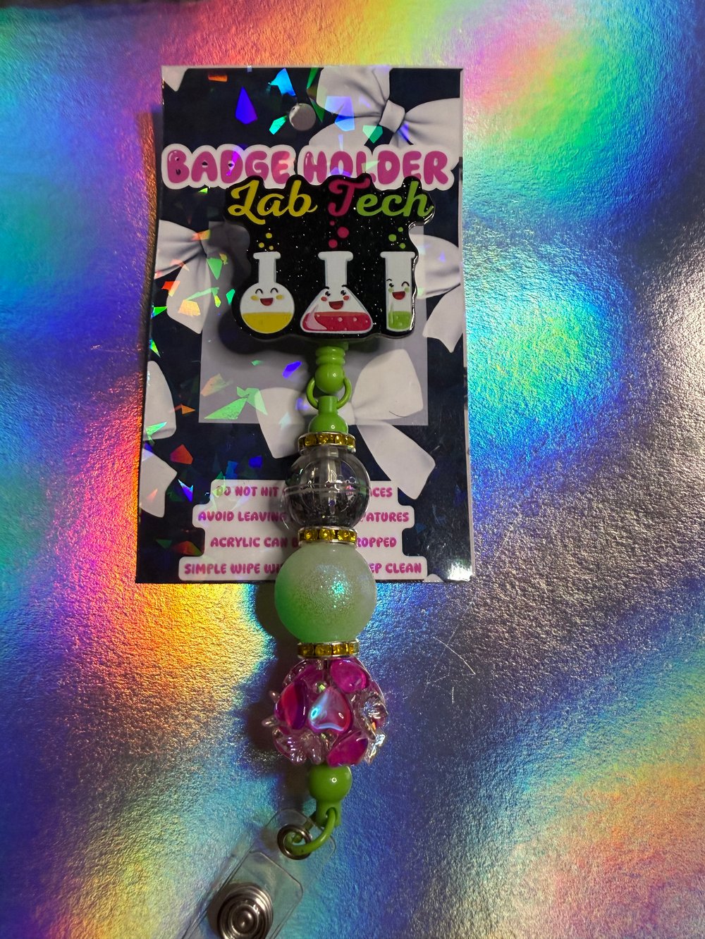 Image of Lab Tech badge reel