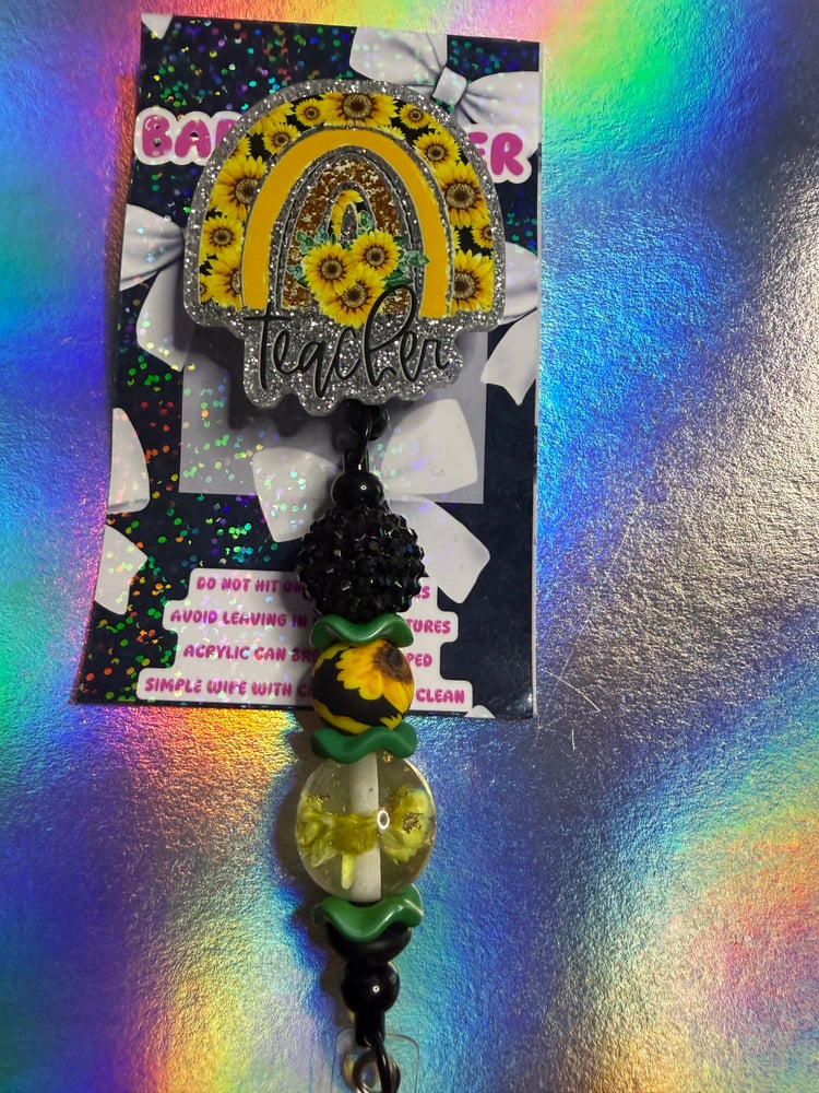 Image of Teacher life sunflower