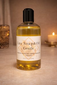 Gentle 8oz Shower Oil-Nourishing Handmade Body Oil for Smooth Glowing Skin