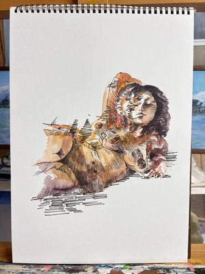 Image of Original Figure Study- 11”x15”