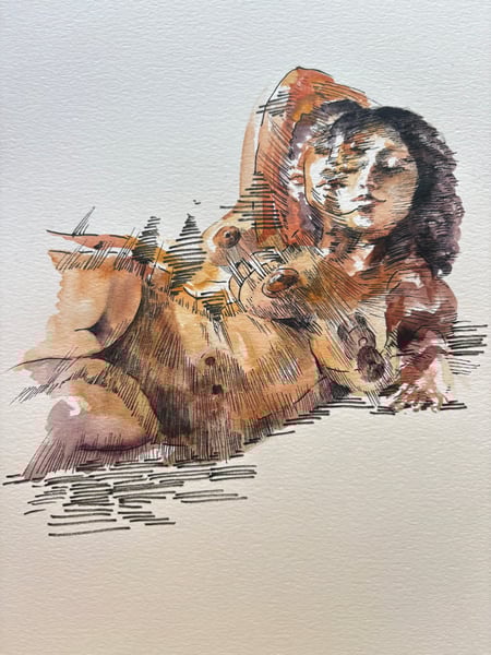 Image of Original Figure Study- 11”x15”