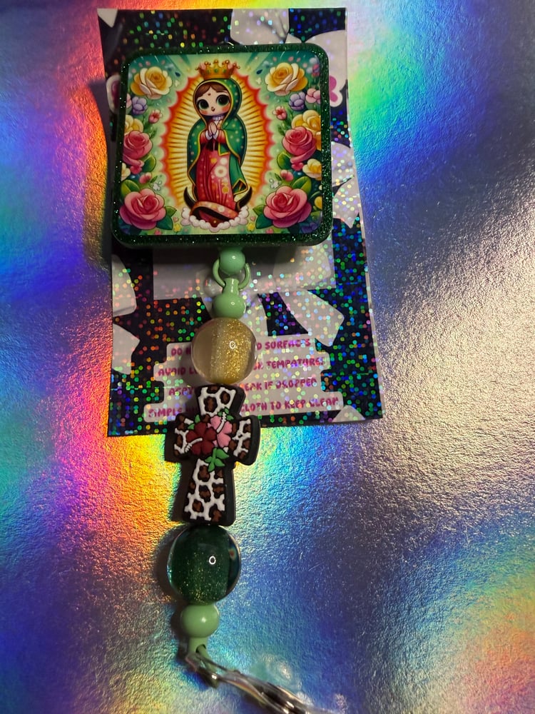 Image of Guadalupe w cross