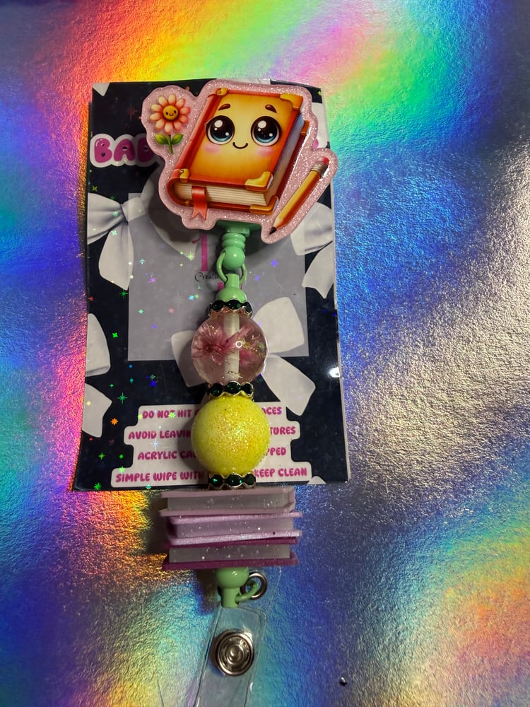 Image of Book badge reel