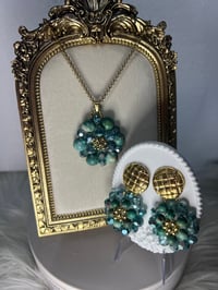 Image 2 of Handmade Necklace & Earrings Set 