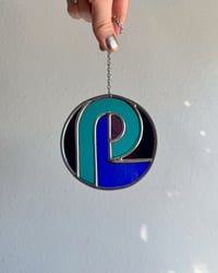 Image 2 of Pretty Lights Swircle Stained Glass Suncatcher