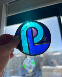 Image 4 of Pretty Lights Swircle Stained Glass Suncatcher