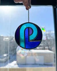 Image 3 of Pretty Lights Swircle Stained Glass Suncatcher