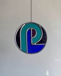 Image 1 of Pretty Lights Swircle Stained Glass Suncatcher
