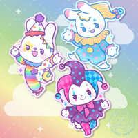 Image 2 of Pride Bunny Stickers