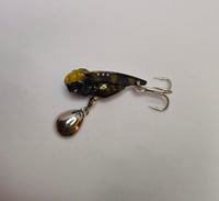 Image 5 of Black n Yellow "Gold"  "metal blade lure (tail spinner)"