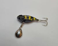 Image 3 of Black n Yellow "Gold"  "metal blade lure (tail spinner)"