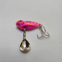 Image 4 of Pink Gold-Strike  "metal blade lure (tail spinner)"