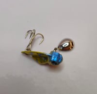 Image 6 of Golden-Blue "metal blade lure (tail spinner)"