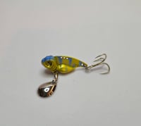 Image 7 of Golden-Blue "metal blade lure (tail spinner)"