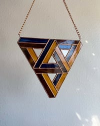 Image 1 of STS9 Ad Explorata Stained Glass Suncatcher