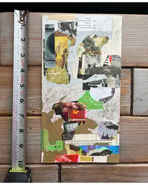 gives no protection [handcut paper collage]