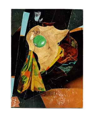 fountain of [handcut paper collage]