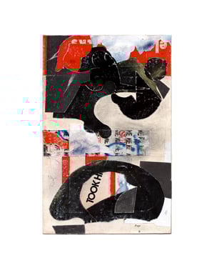 abrupt reprisal [handcut paper collage]