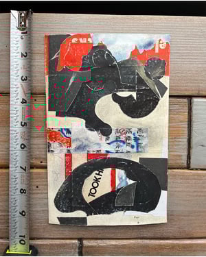 abrupt reprisal [handcut paper collage]