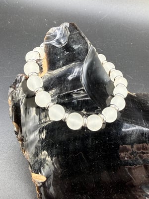 8mm Matte Agate Stretch Bracelet 