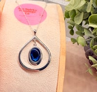 Image 1 of Teardrop layer Abalone Pendant