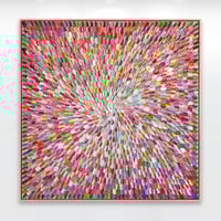 Image 1 of 'Inner Blossom' - 94x94cm, Framed