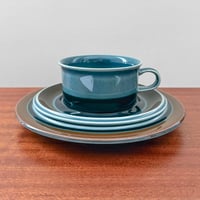 Image 1 of Arabia Finland Meri Tea Cup Trio Set