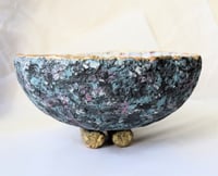 Image 14 of Handmade Paper Mache Bowl with Floral Decoupage | Eco Art Decor