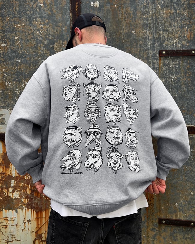 Faces Sweatshirt