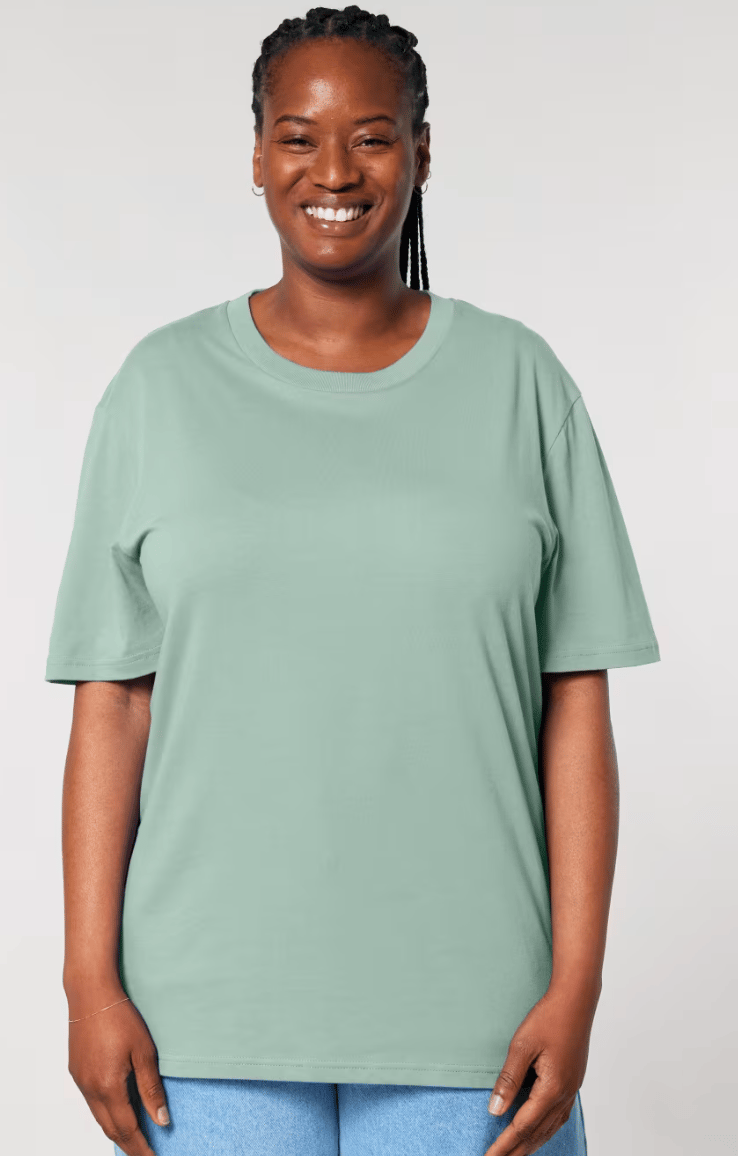 Image of ADULT Summer Sprinkle Tee, Sandy The Seahorse - Aloe