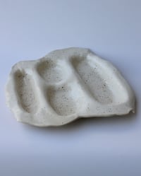 Image 1 of Sculptural Ceramic Platter - Handmade Stoneware Plate