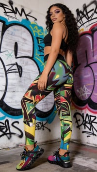 Image 5 of Rasta Rebel - High Waisted Leggings