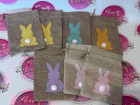 Image 1 of Drawstring Easter Bunny Bag