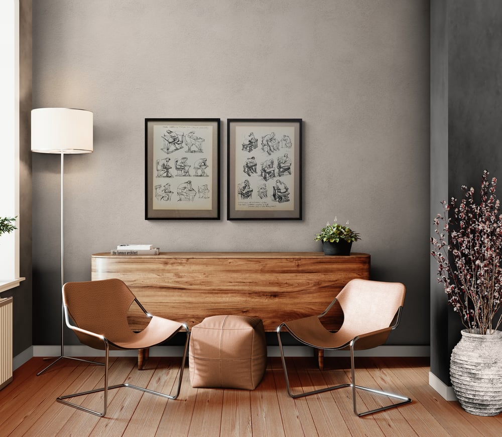 Image of henry moore / mary doing her homework / L26/098/099