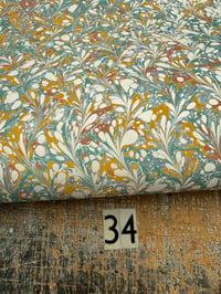 Image 3 of Marbled Paper Assorted Listing - Sheets 33-36 (to purchase individually)