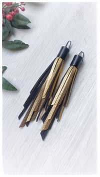 Image 1 of SWALLOW orecchini - NeroOro