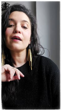 Image 3 of SWALLOW orecchini - NeroOro