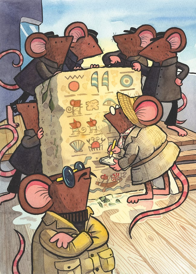 Of Mice and Mummies: Prof Twitchett examines the stone