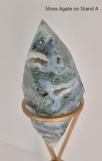 Image 2 of Moss Agate on stand