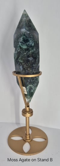 Image 5 of Moss Agate on stand