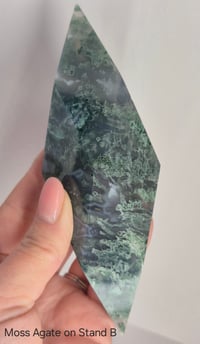 Image 6 of Moss Agate on stand