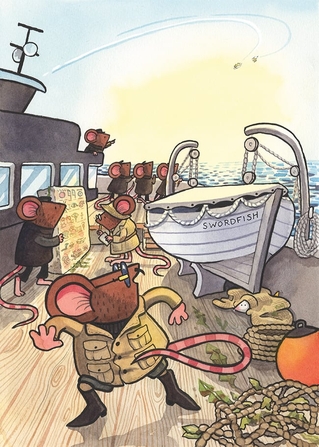 Of Mice and Mummies: Aboard the Swordfish