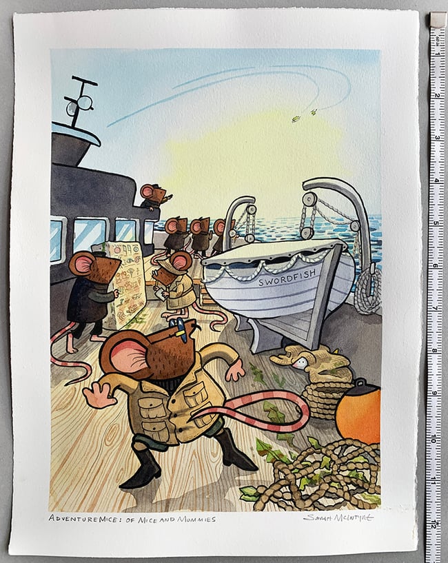 Of Mice and Mummies: Aboard the Swordfish